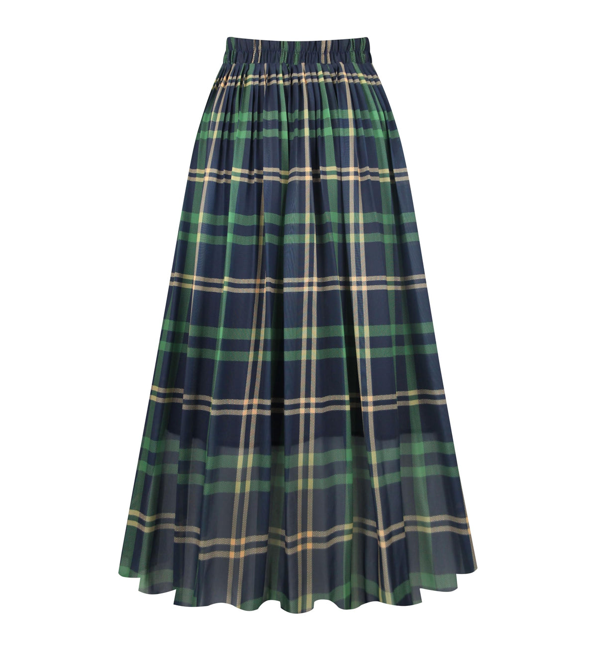 Kingfancy Women's Pleated Skirt A-Line Midi Skirts