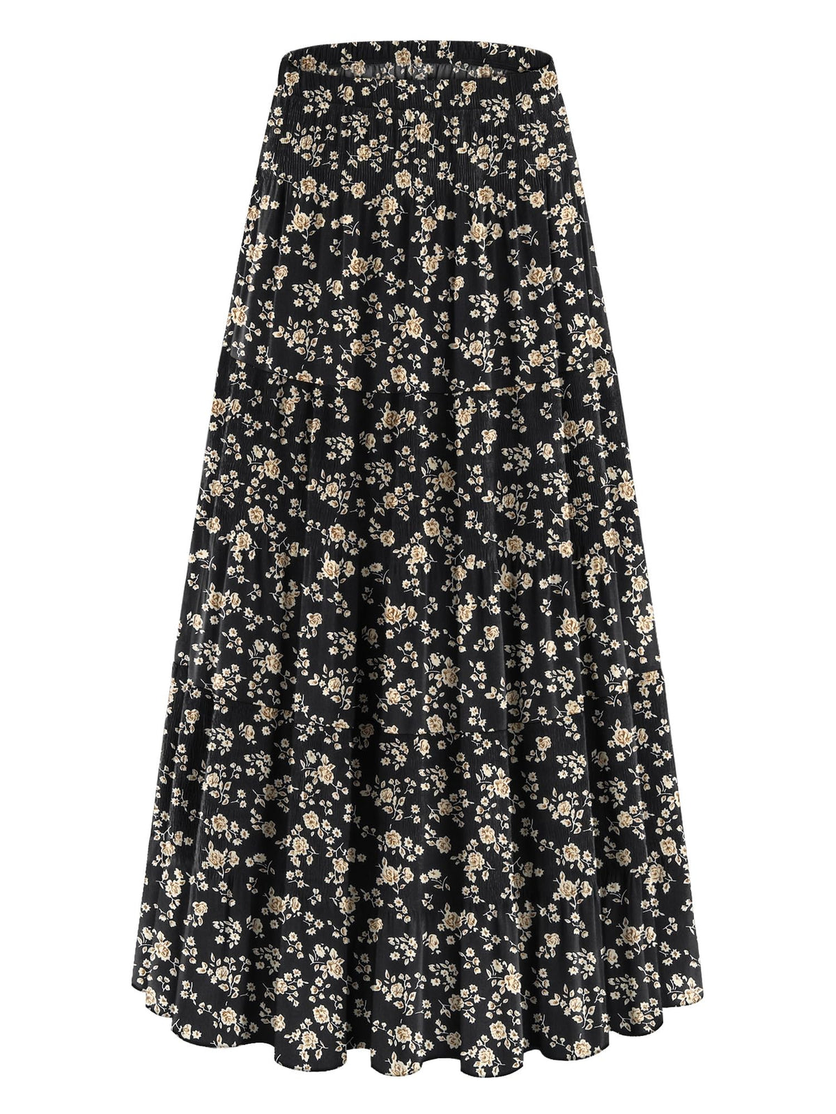 onlypuff Maxi Skirt Women Western Midi Chiffon Flowy Boho Fall Outfits