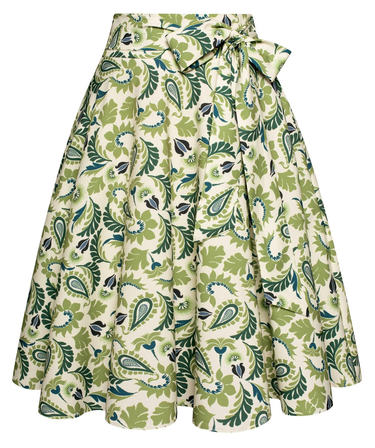 Belle Poque Women High Waisted A Line Skirt with Pockets
