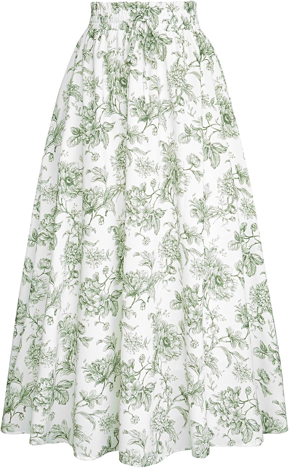 Scarlet Darkness Floral Maxi Skirts for Women Summer Victorian Long Skirt