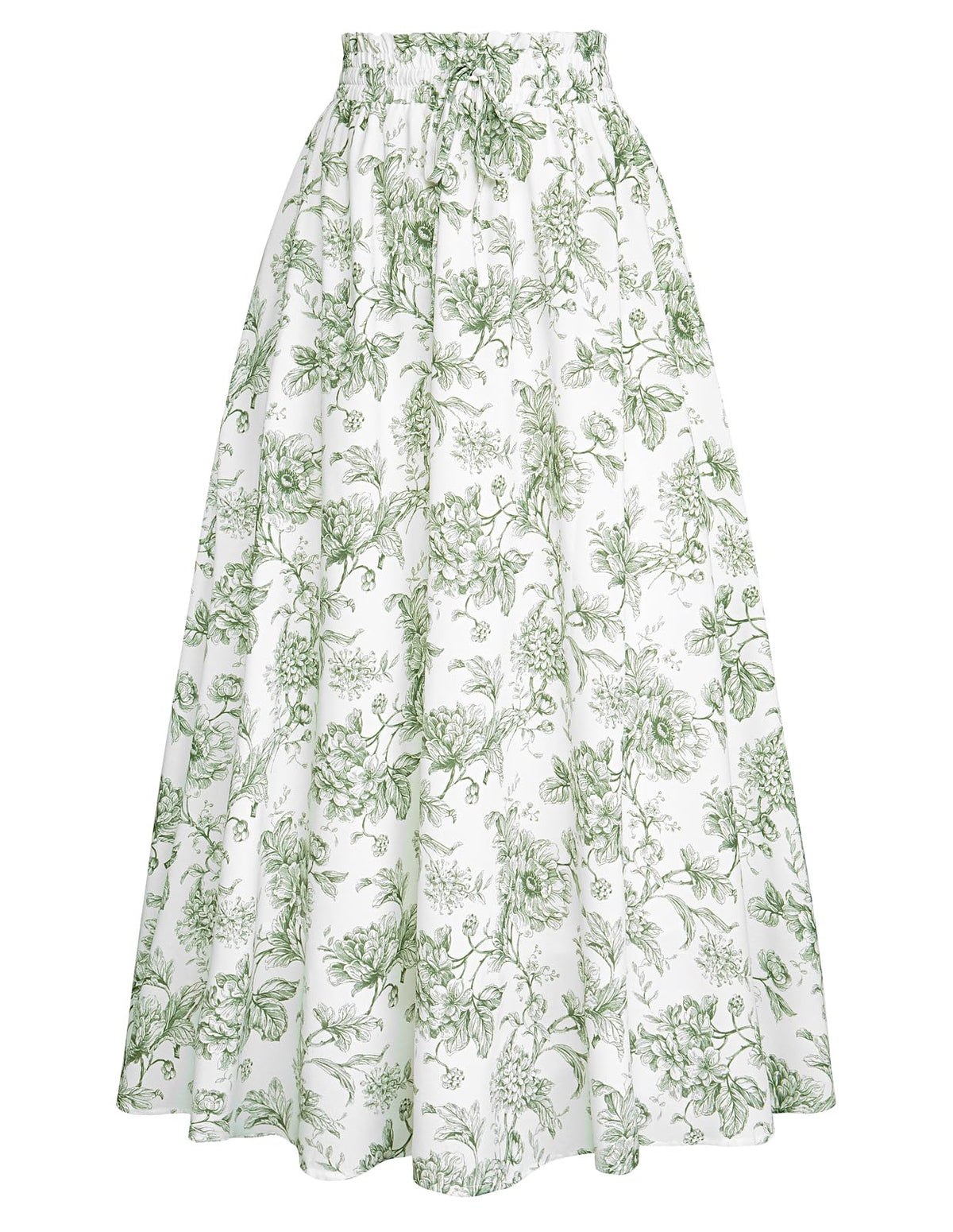 Scarlet Darkness Floral Maxi Skirts for Women Summer Victorian Long Skirt