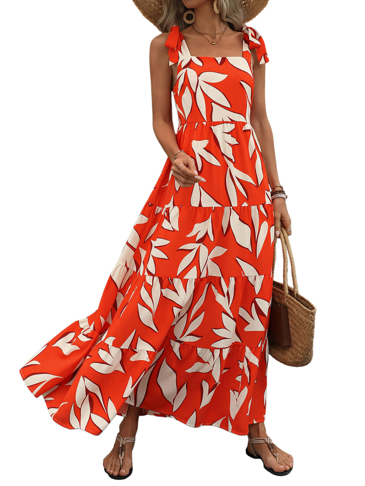PRETTYGARDEN Women Dresses 2026 Summer Floral Sleeveless Maxi Dress Casual