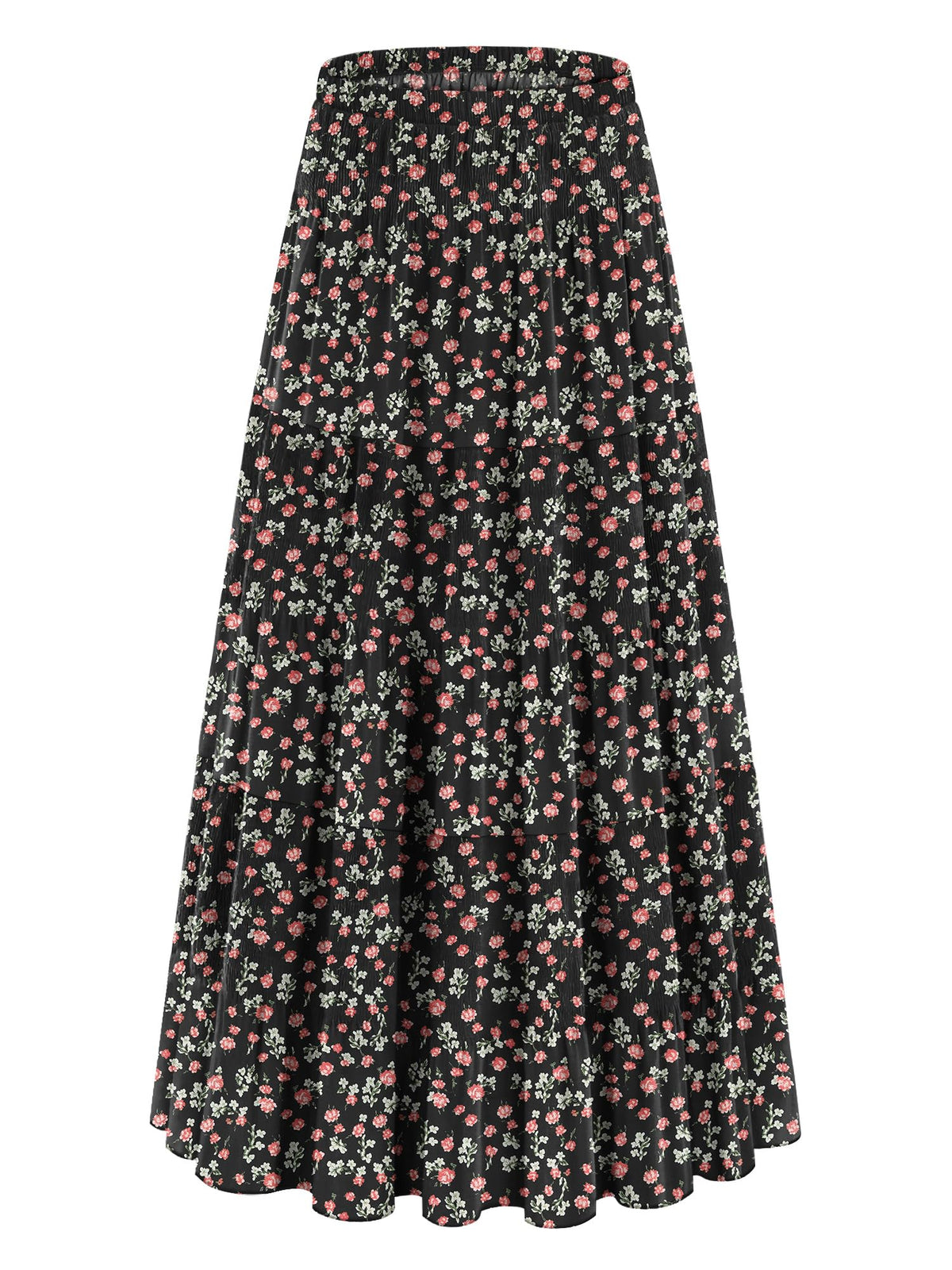 onlypuff Maxi Skirt Women Western Midi Chiffon Flowy Boho Fall Outfits