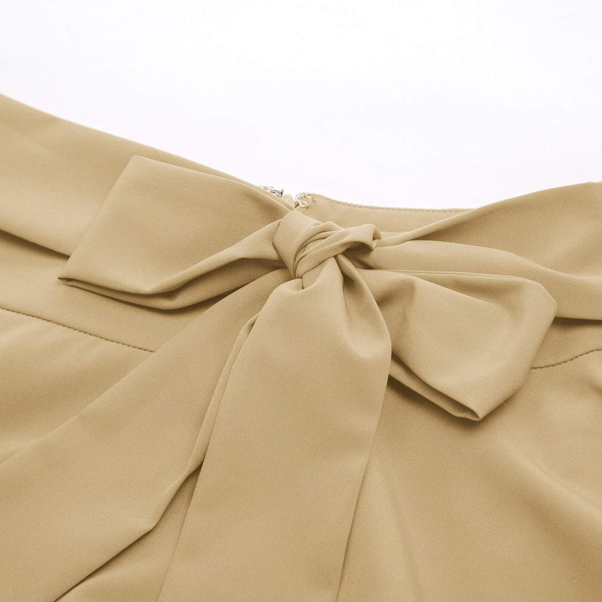 Belle Poque Women High Waisted A Line Skirt with Pockets