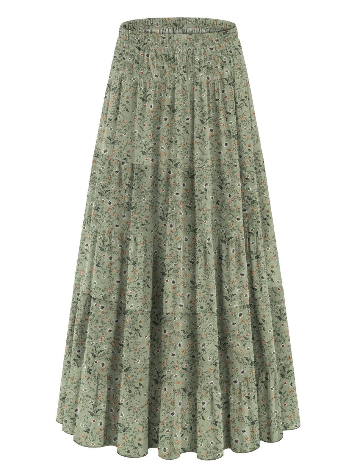 onlypuff Maxi Skirt Women Western Midi Chiffon Flowy Boho Fall Outfits