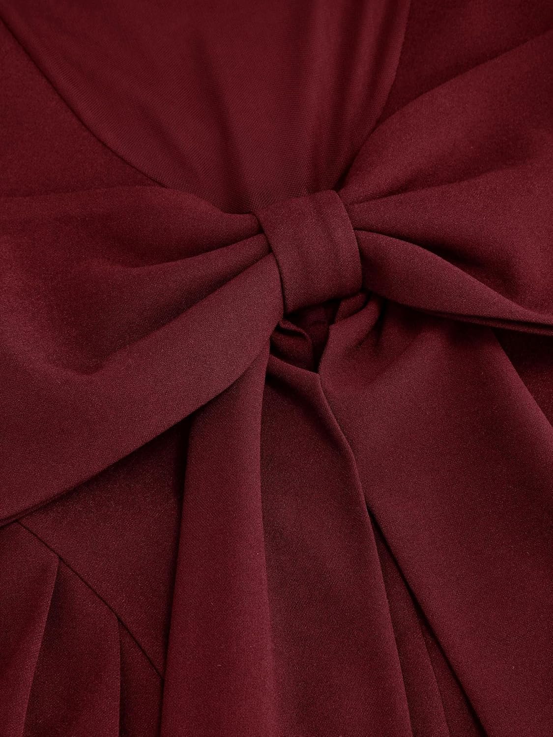 CIDER Midi Cocktail Dress with Pockets Bow Back Party Dress
